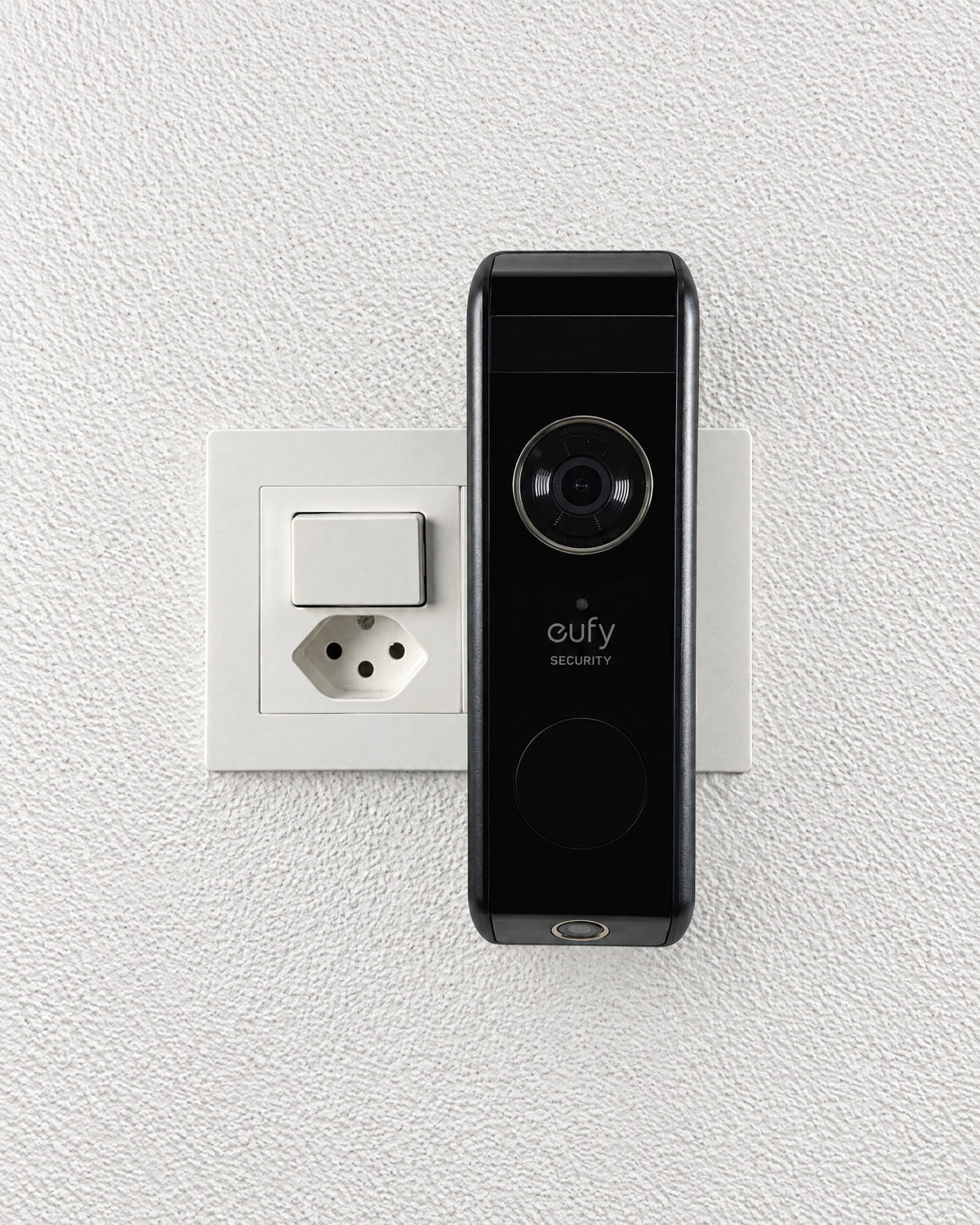 Mount One Eufy Doorbell Halterung an der Wand montiert